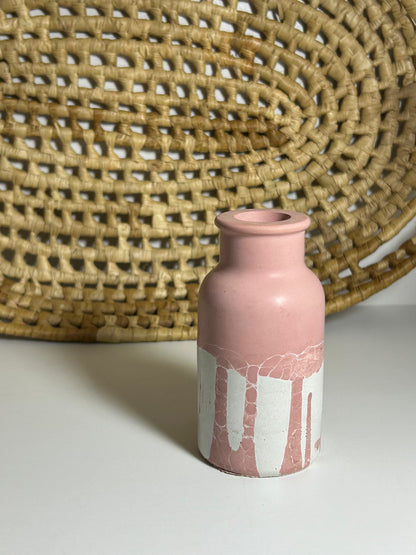 Pink Dried Flower Vase